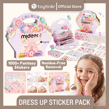 Mideer Dress Up Sticker Pack by Toytinkr