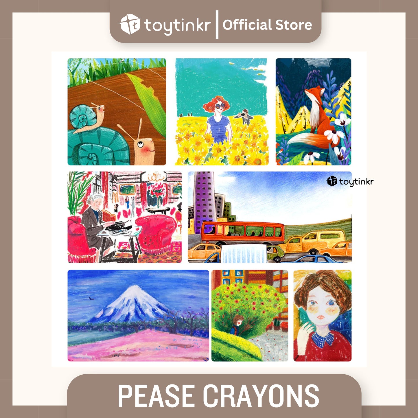 Mideer Pease Crayons By Toytinkr