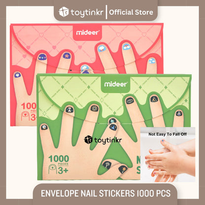 Mideer Envelope Nail Stickers 1000 Pieces by Toytinkr