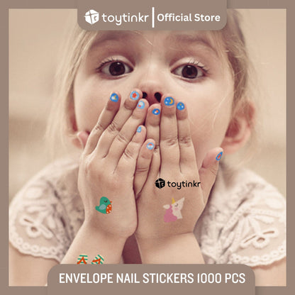 Mideer Envelope Nail Stickers 1000 Pieces by Toytinkr