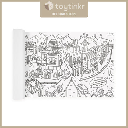 Mideer Giant Colouring Roll – City by Toytinkr