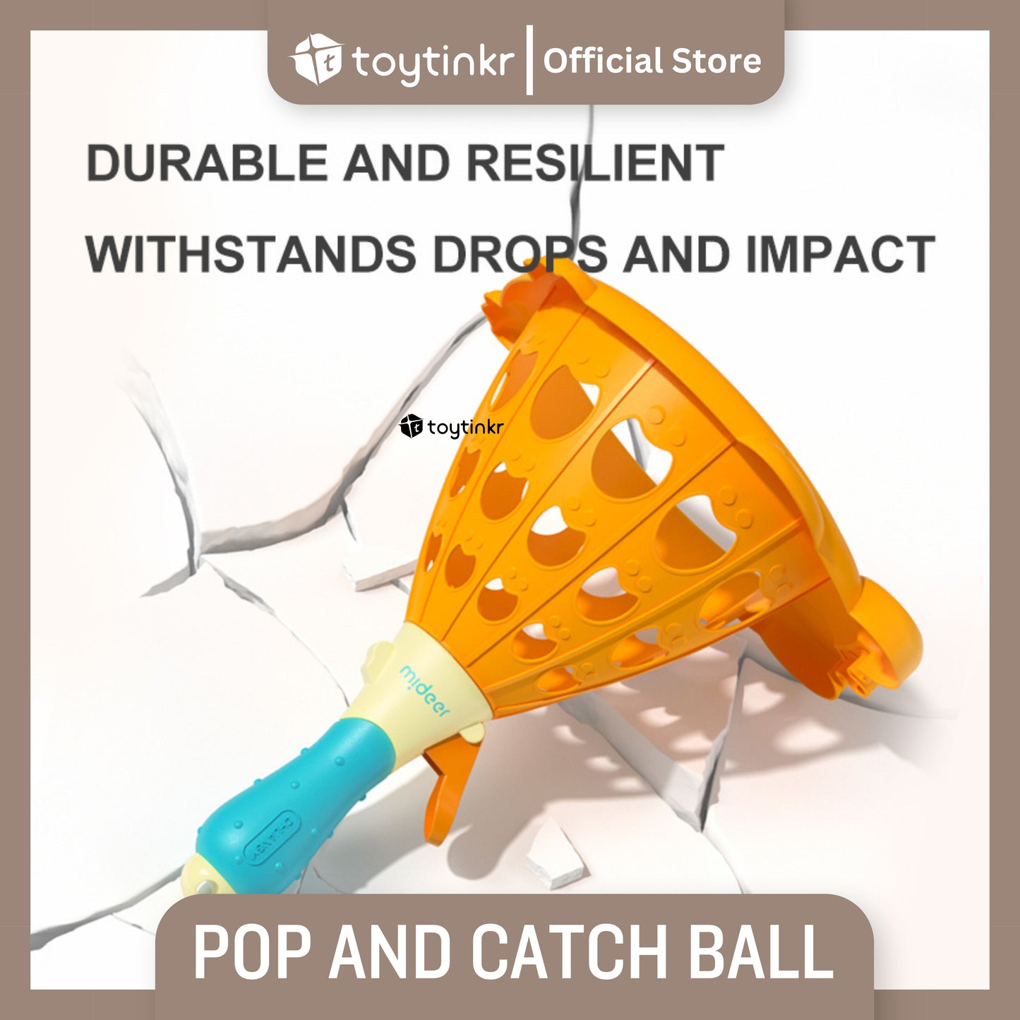 Mideer Pop and Catch Ball by Toytinkr