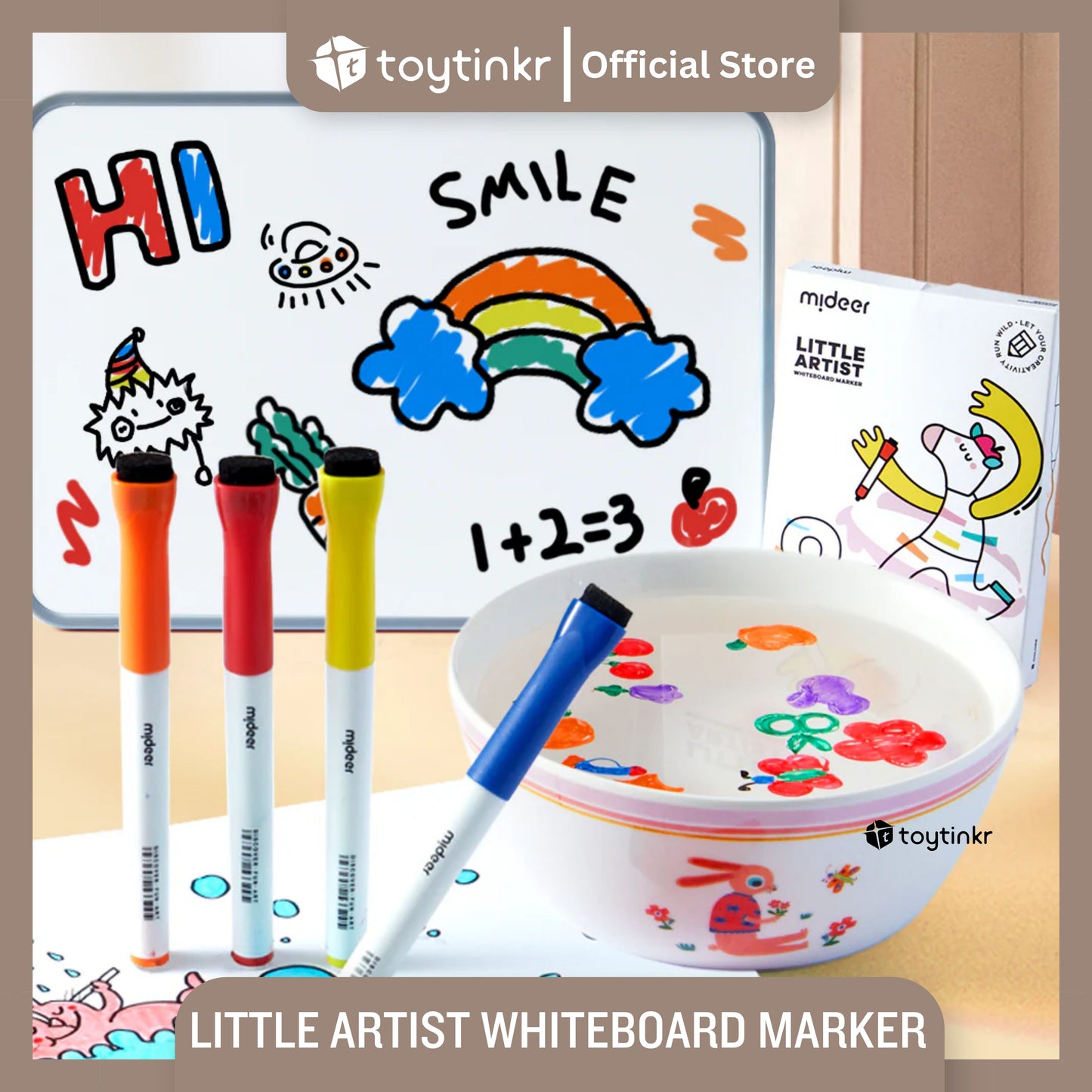 Mideer Little Artist Whiteboard Markers by Toytinkr