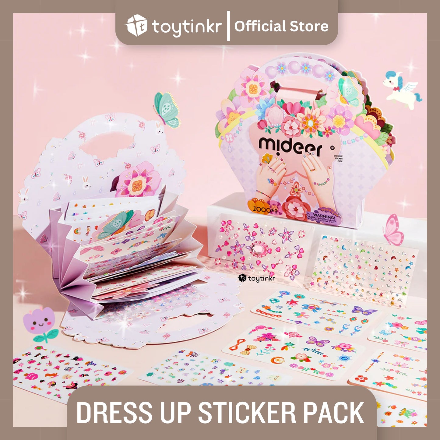 Mideer Dress Up Sticker Pack by Toytinkr